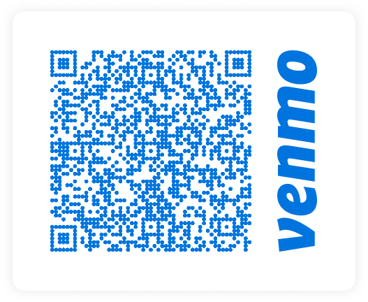 Donate via Venmo QR code